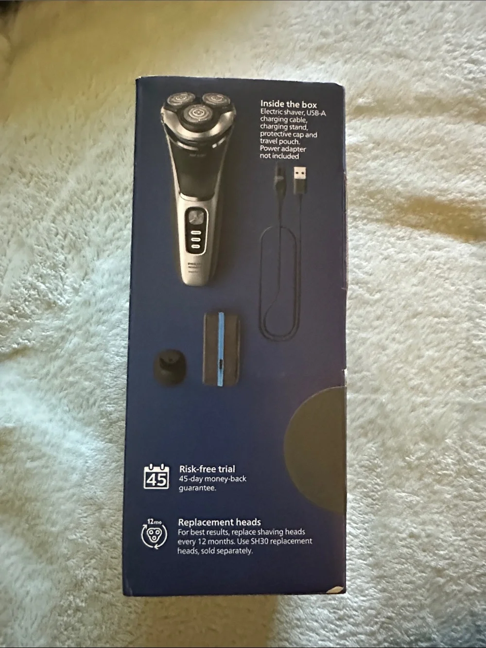 NEW Philips Norelco 3900 Electric Razor - Black/Silver